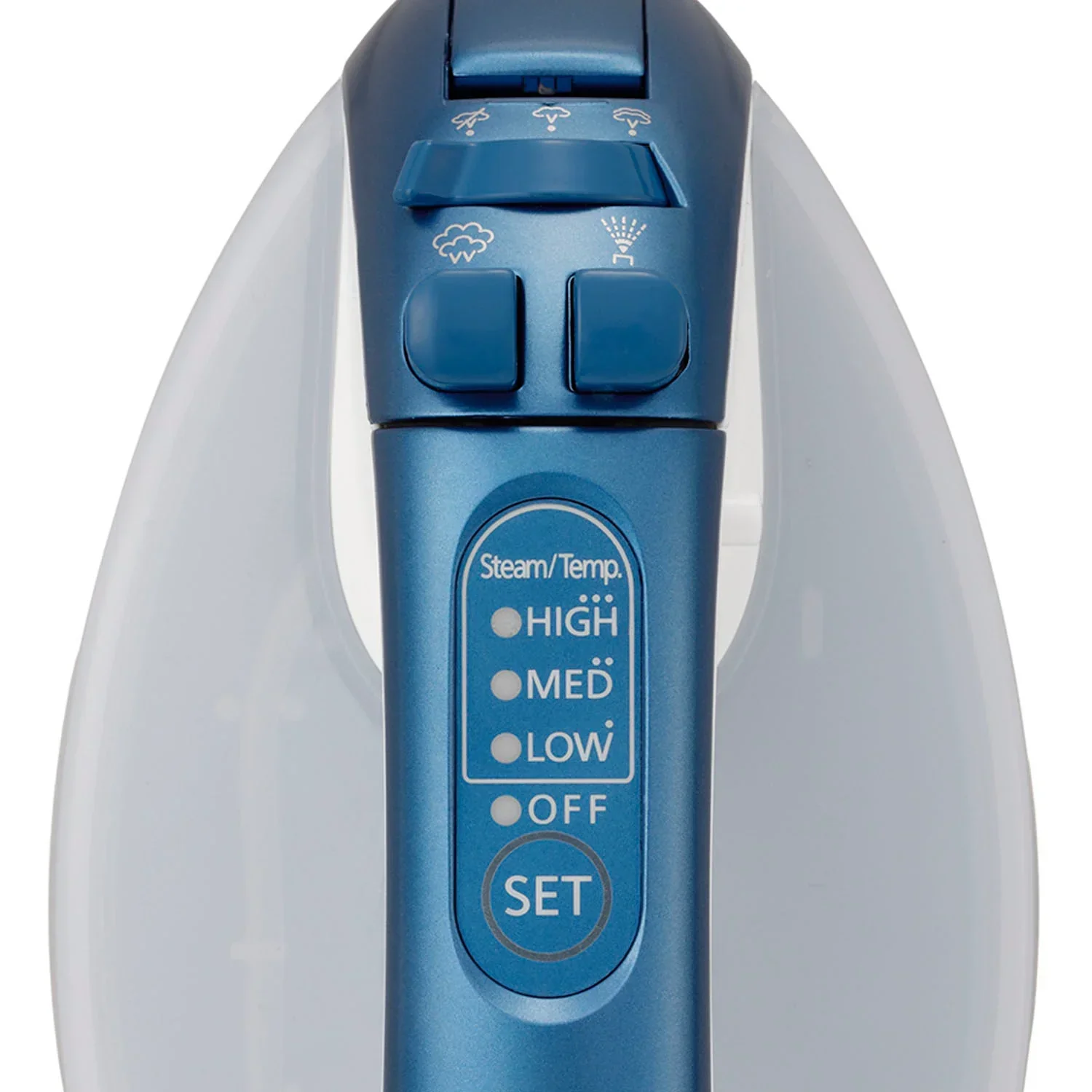 Cordless Steam/Dry Iron, 1500W Precise Stainless Plate