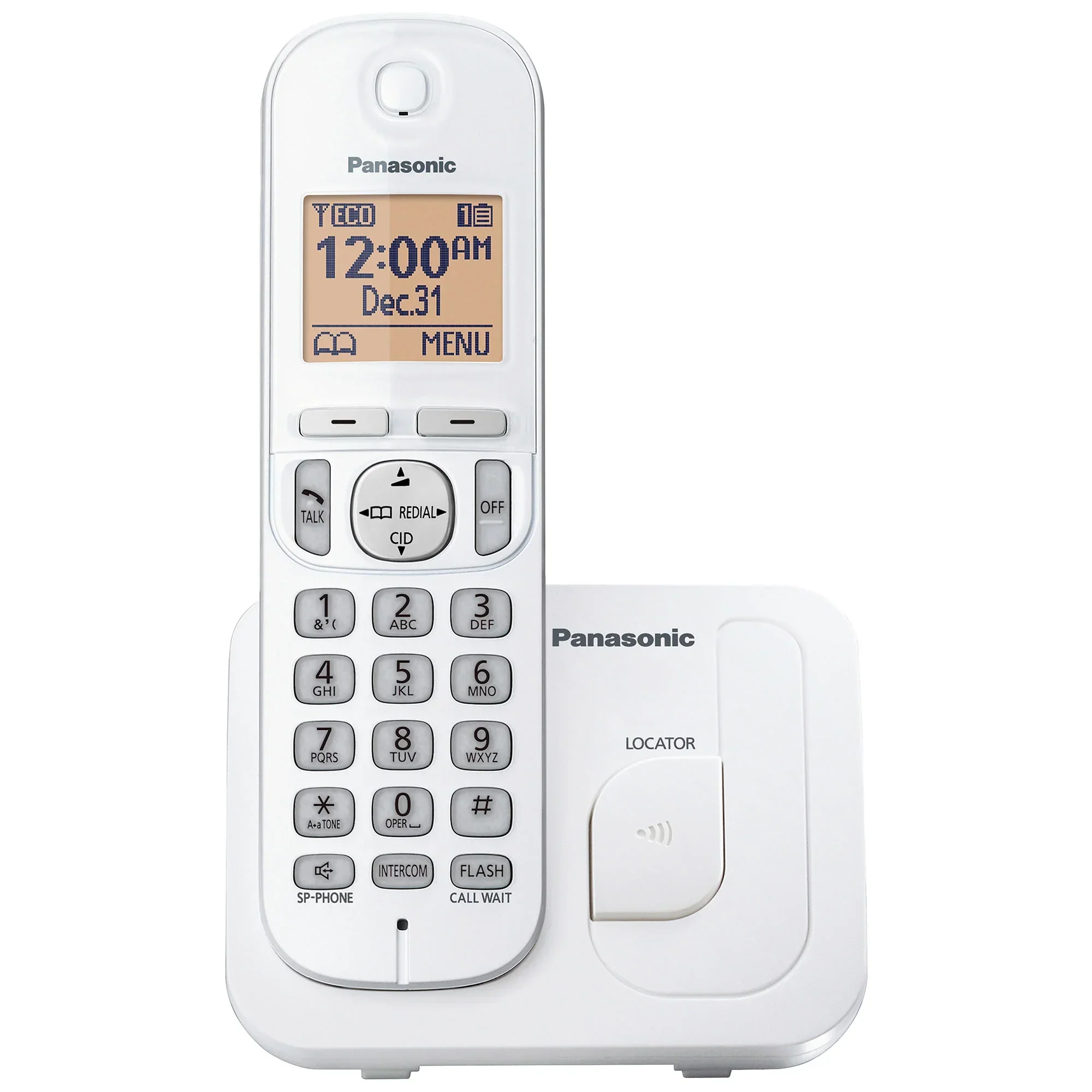 Cordless Phone, 1.6" Backlit Display, Call Block - KX-TGC20x Series