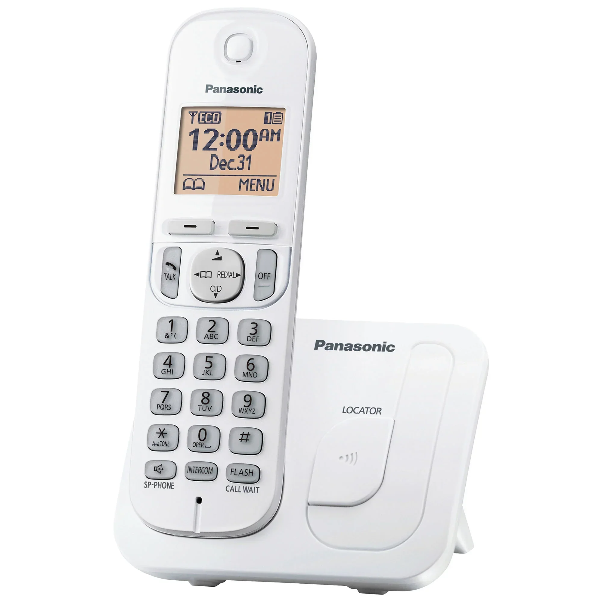 Cordless Phone, 1.6" Backlit Display, Call Block - KX-TGC20x Series
