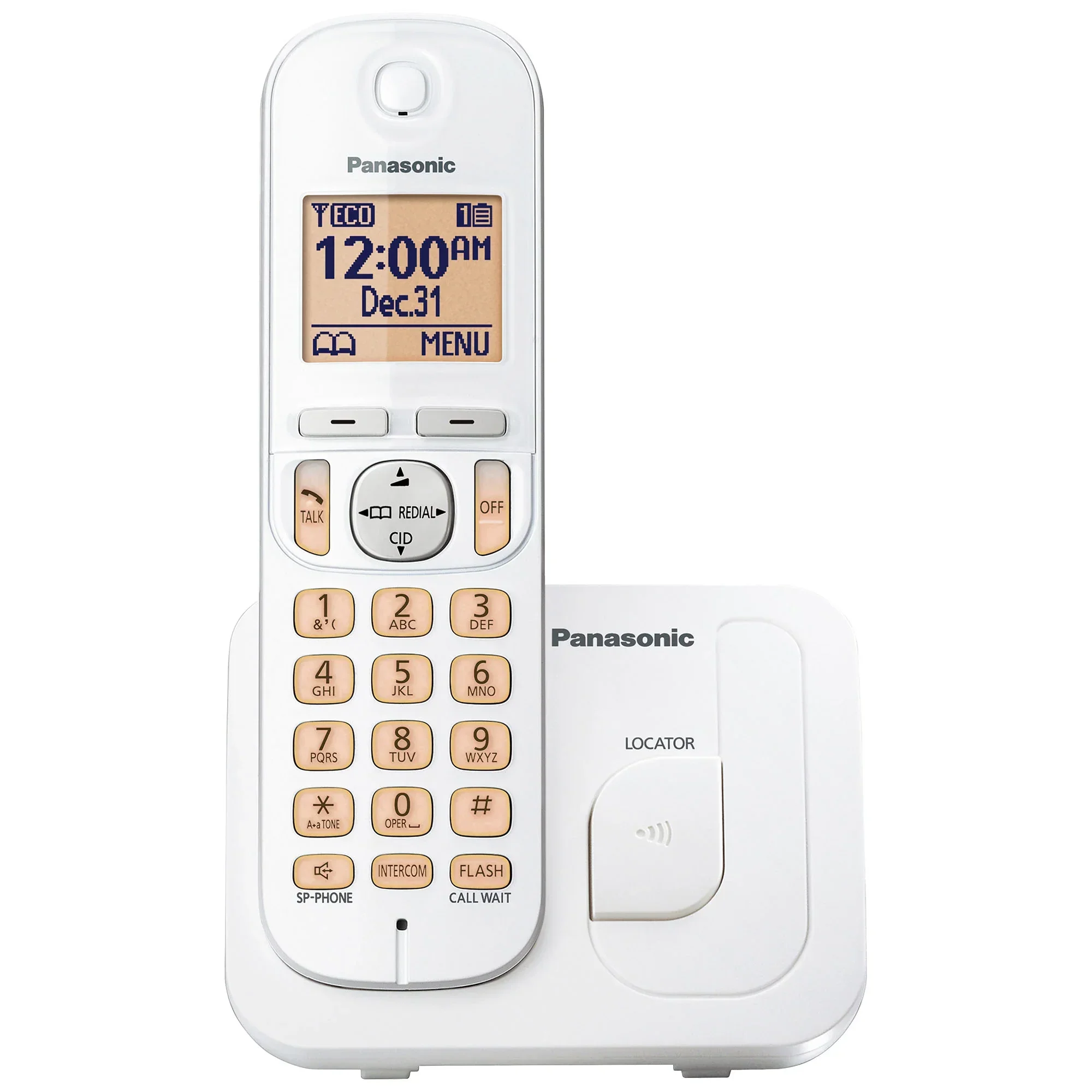 Cordless Phone, 1.6" Backlit Display, Call Block - KX-TGC20x Series