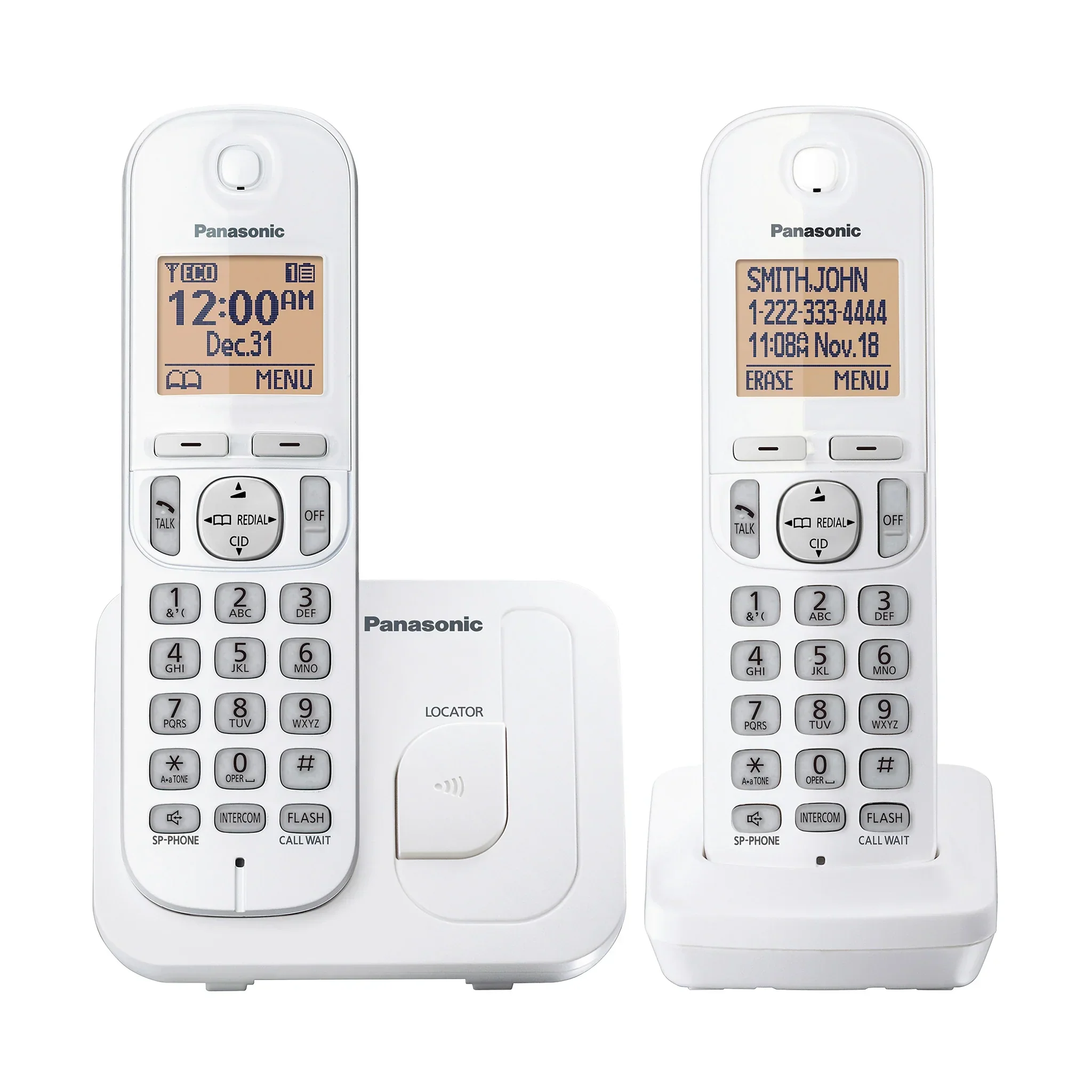 Cordless Phone, 1.6" Backlit Display, Call Block - KX-TGC20x Series