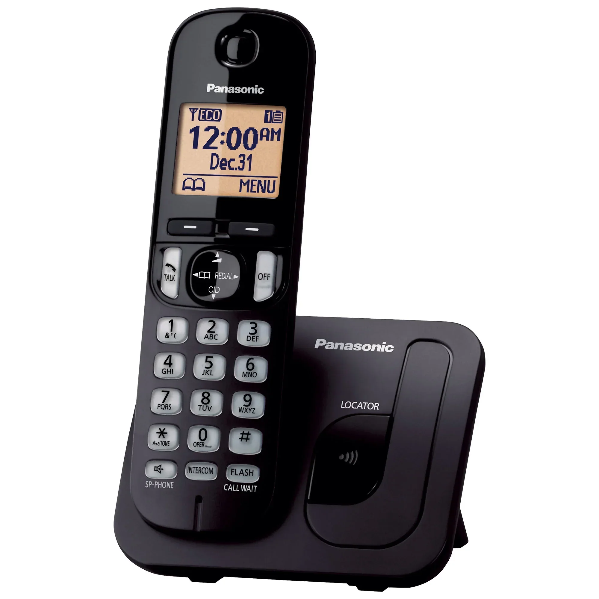 Cordless Phone, 1.6" Backlit Display, Call Block - KX-TGC20x Series
