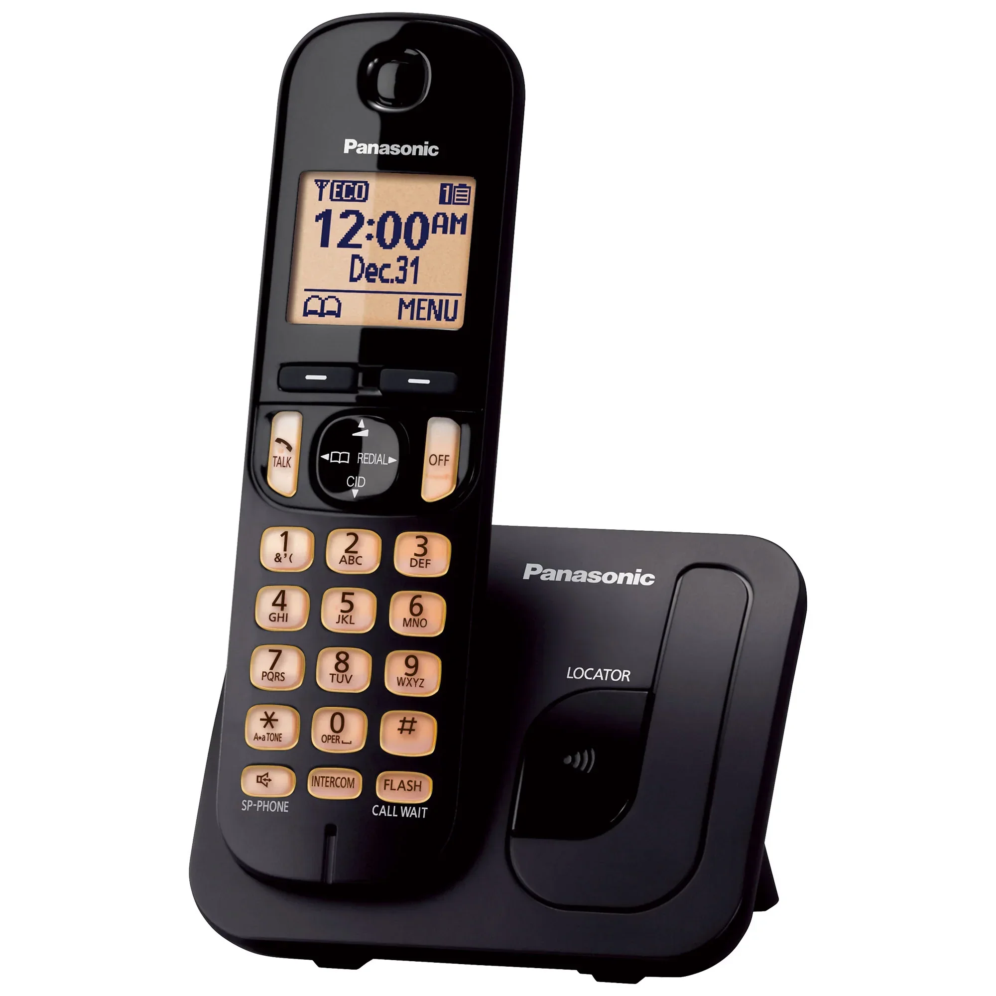 Cordless Phone, 1.6" Backlit Display, Call Block - KX-TGC20x Series