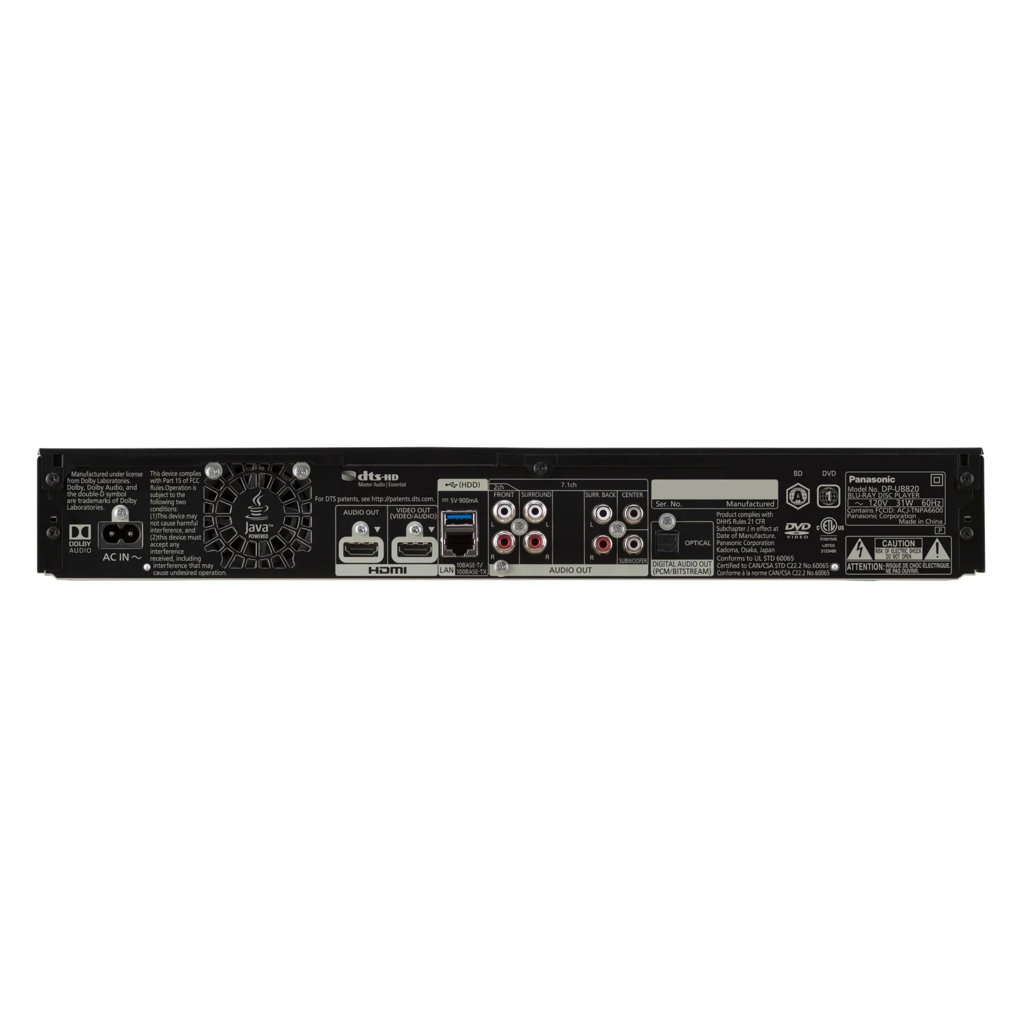 Streaming 4K Blu-ray Player Dolby Vision, HD Audio