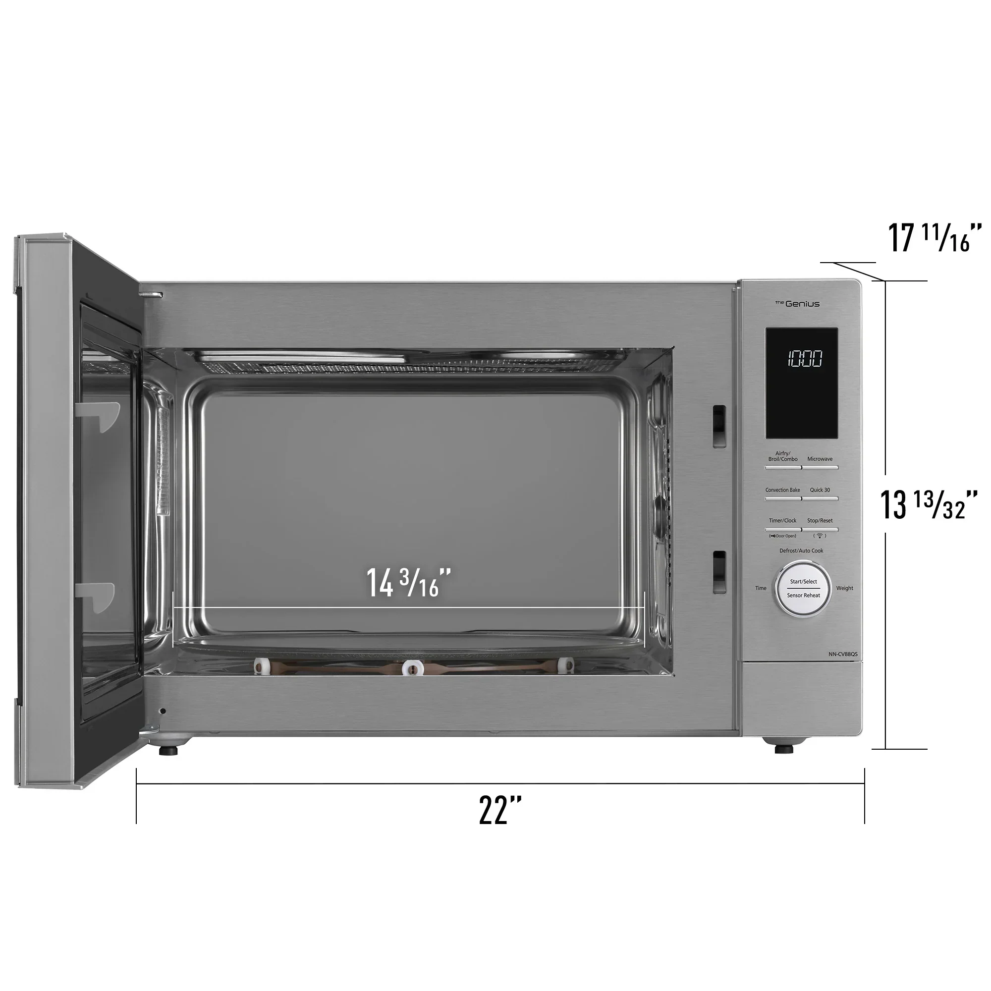 HomeCHEF® Connect 4-in-1 Multi-oven, 1.2 cu. ft., 1000W