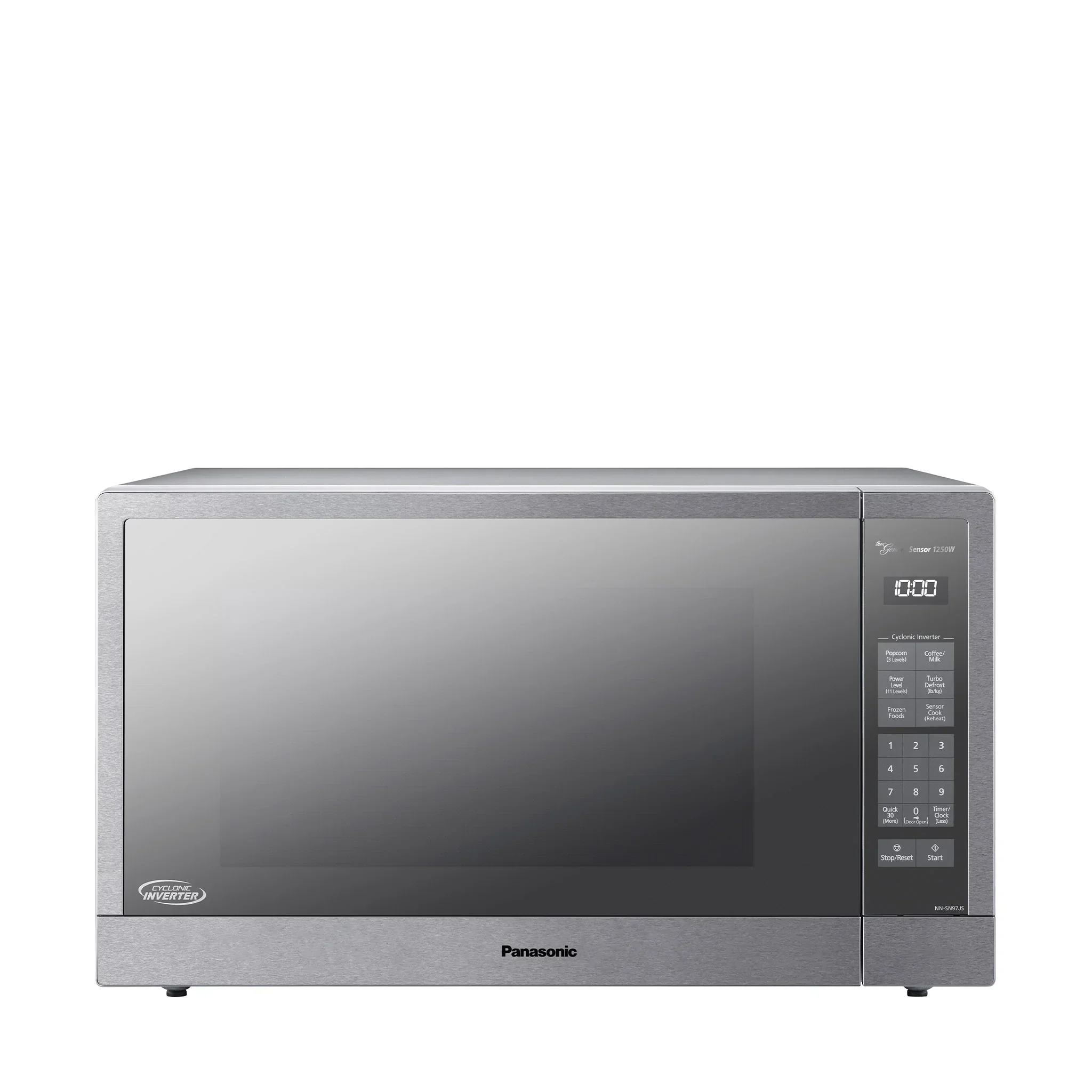 2.2 cu.ft. Cyclonic Wave Inverter Microwave, 1250W - NN-SN97JS