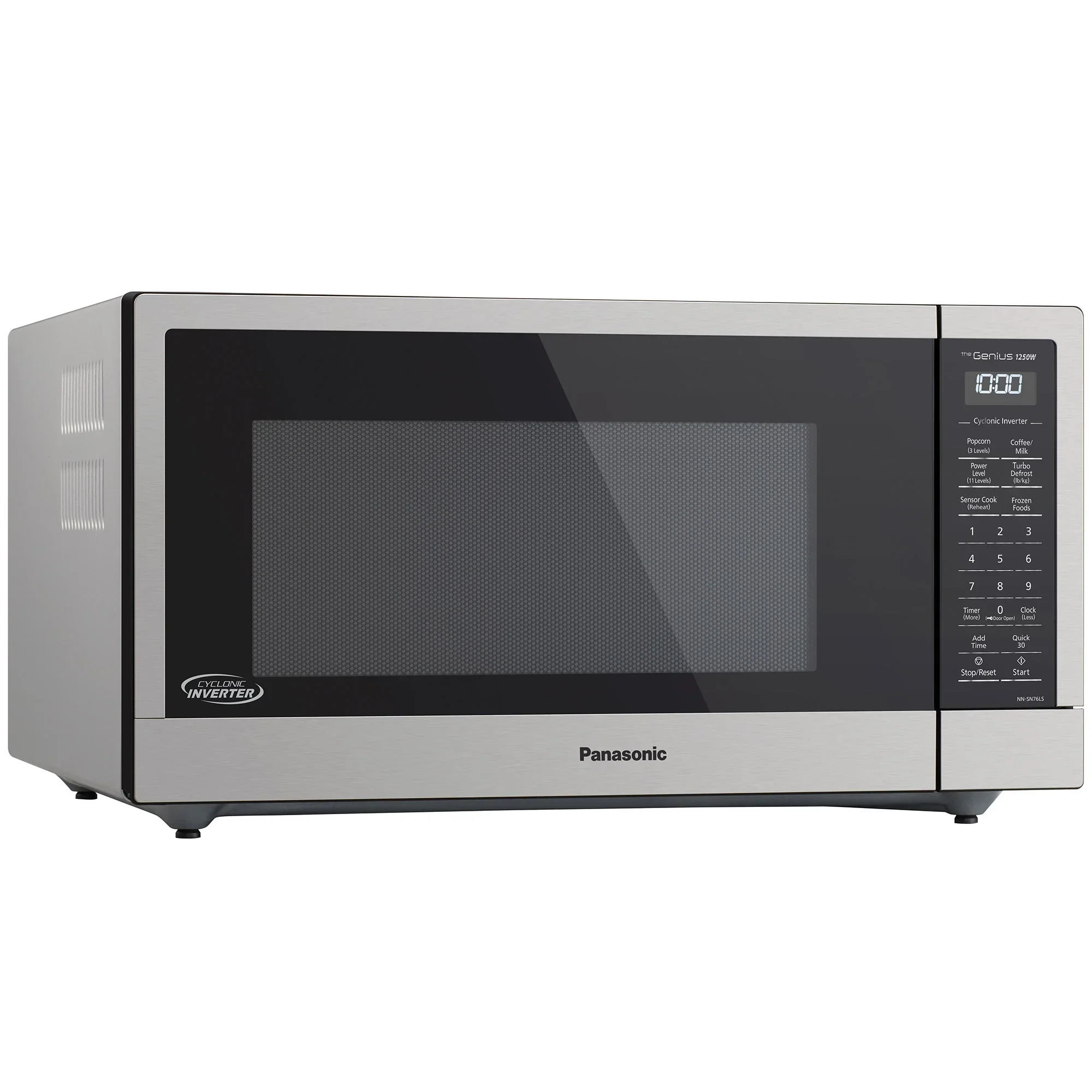 1.6 cu.ft. Cyclonic Wave Inverter Microwave, 1250W -NN-SN76LS