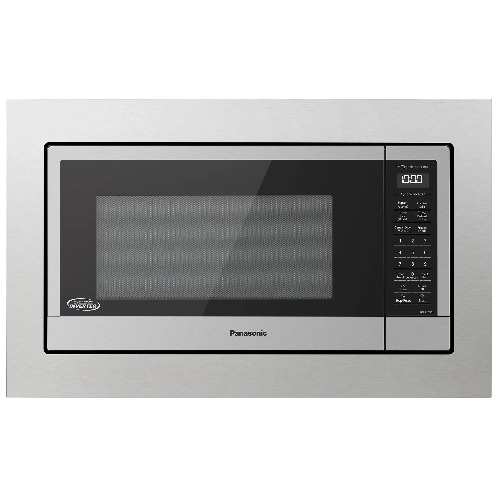 1.6 cu.ft. Cyclonic Wave Inverter Microwave, 1250W -NN-SN76LS