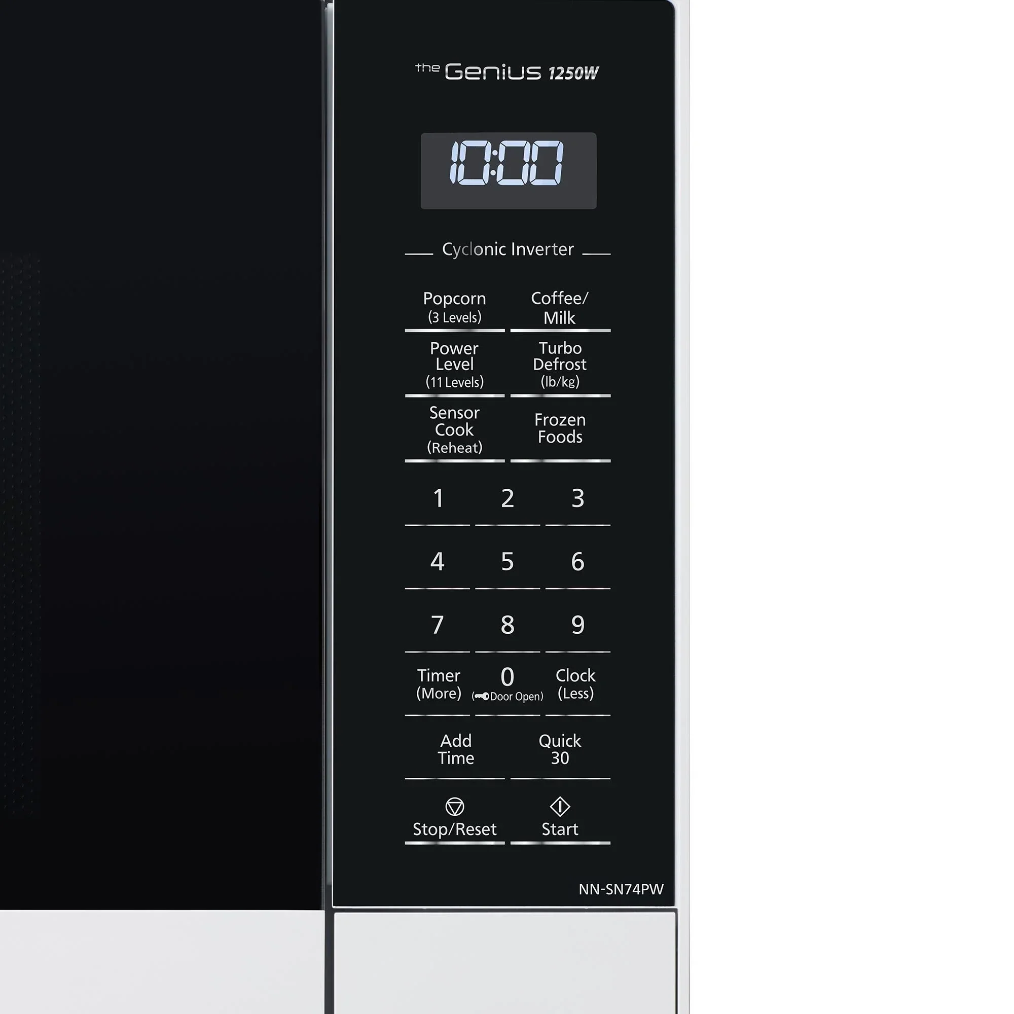 1.6 cu. ft. Cyclonic Wave Inverter Microwave, 1250W - NN-SN74P
