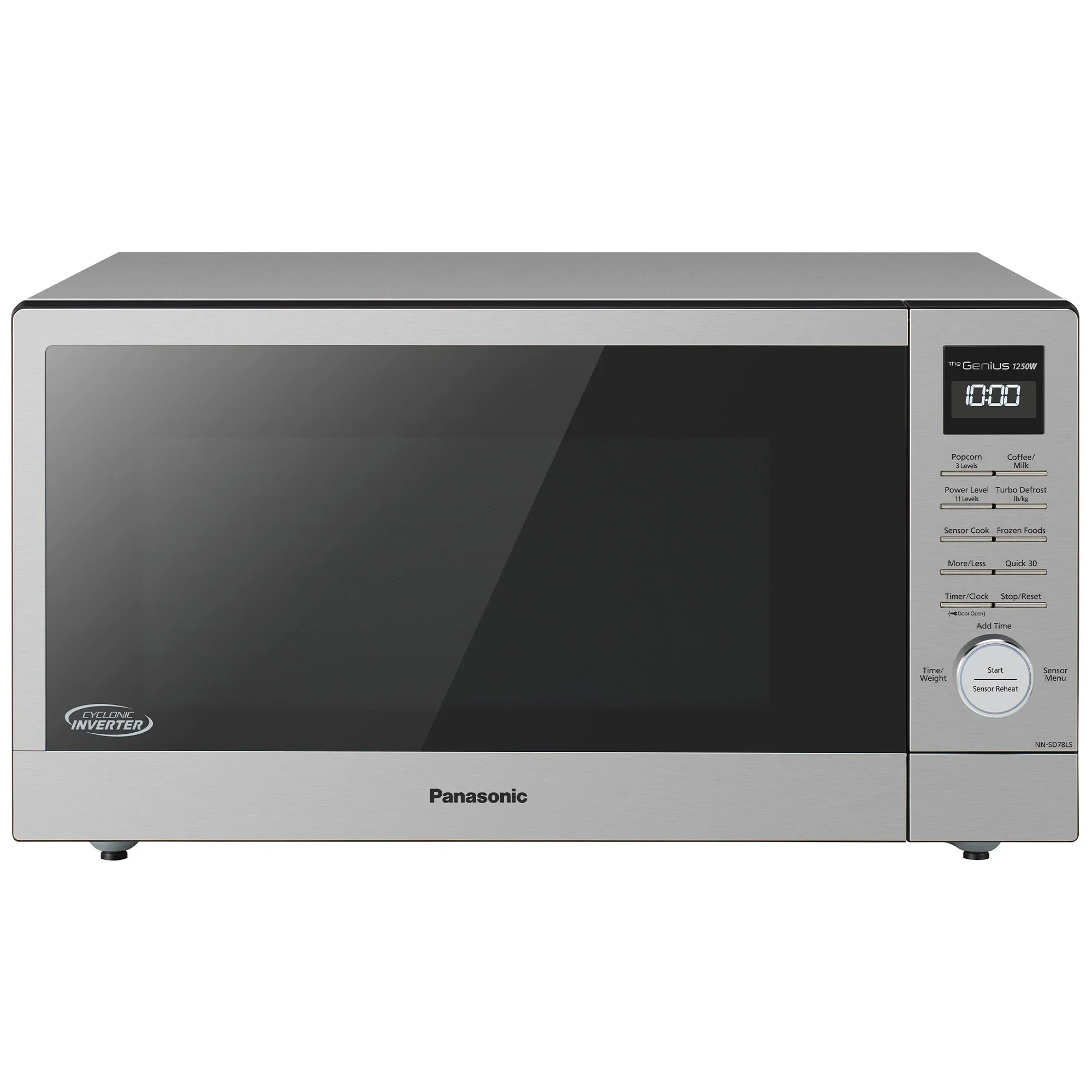 1.6 cu.ft. Cyclonic Wave Inverter Microwave, 1250W - NN-SD78LS