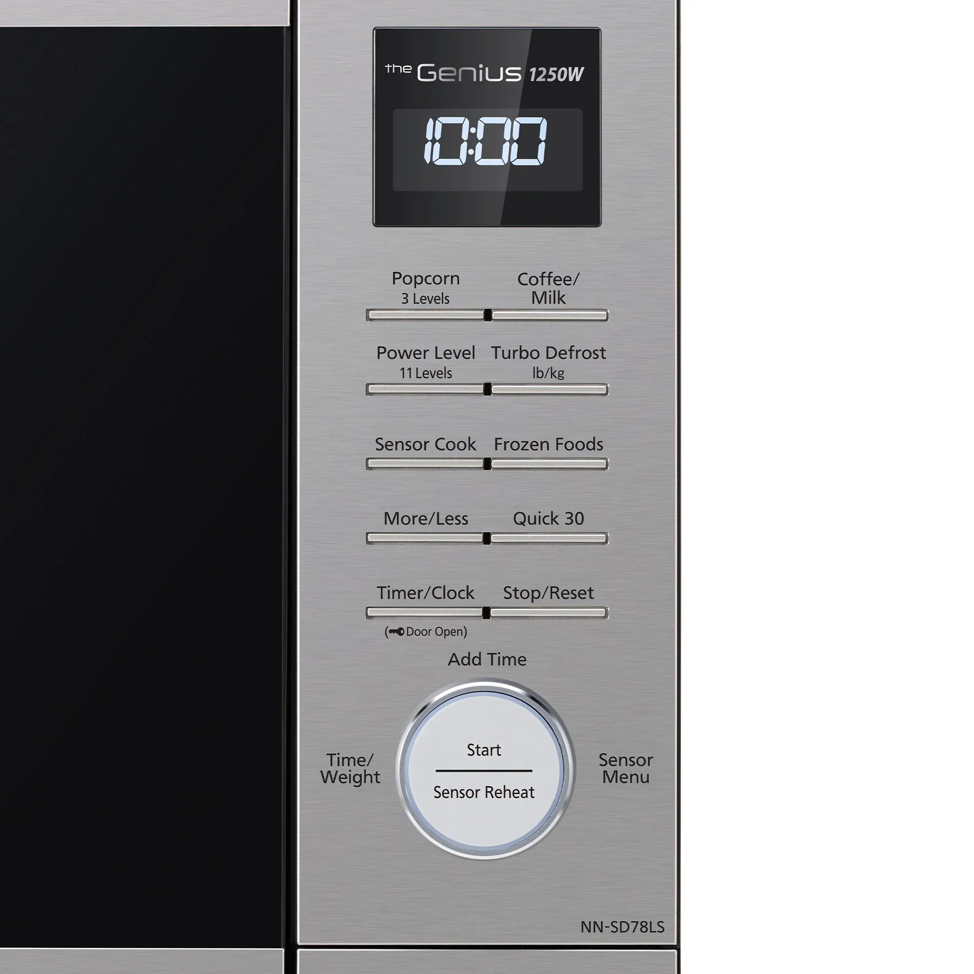 1.6 cu.ft. Cyclonic Wave Inverter Microwave, 1250W - NN-SD78LS