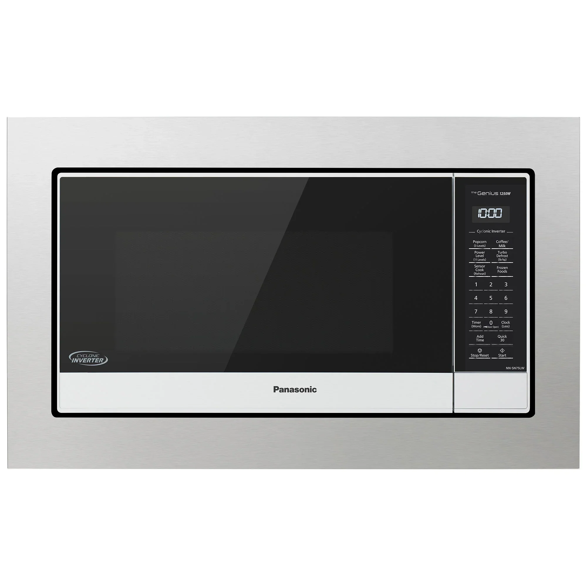 1.6 cu.ft. Cyclonic Wave Inverter Microwave, 1250W -NN-SN75L