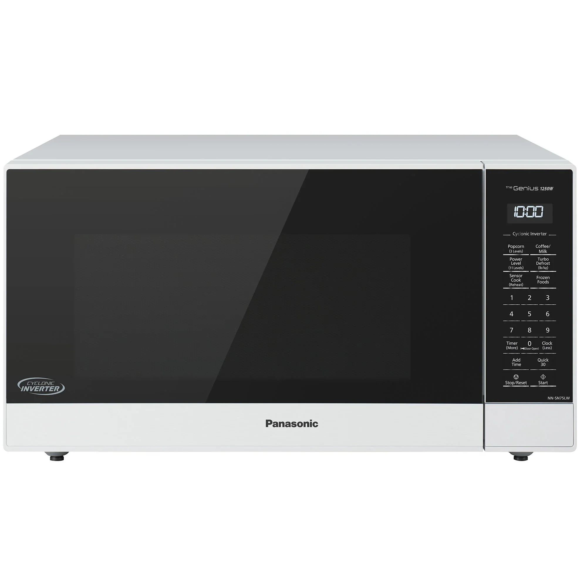1.6 cu.ft. Cyclonic Wave Inverter Microwave, 1250W -NN-SN75L