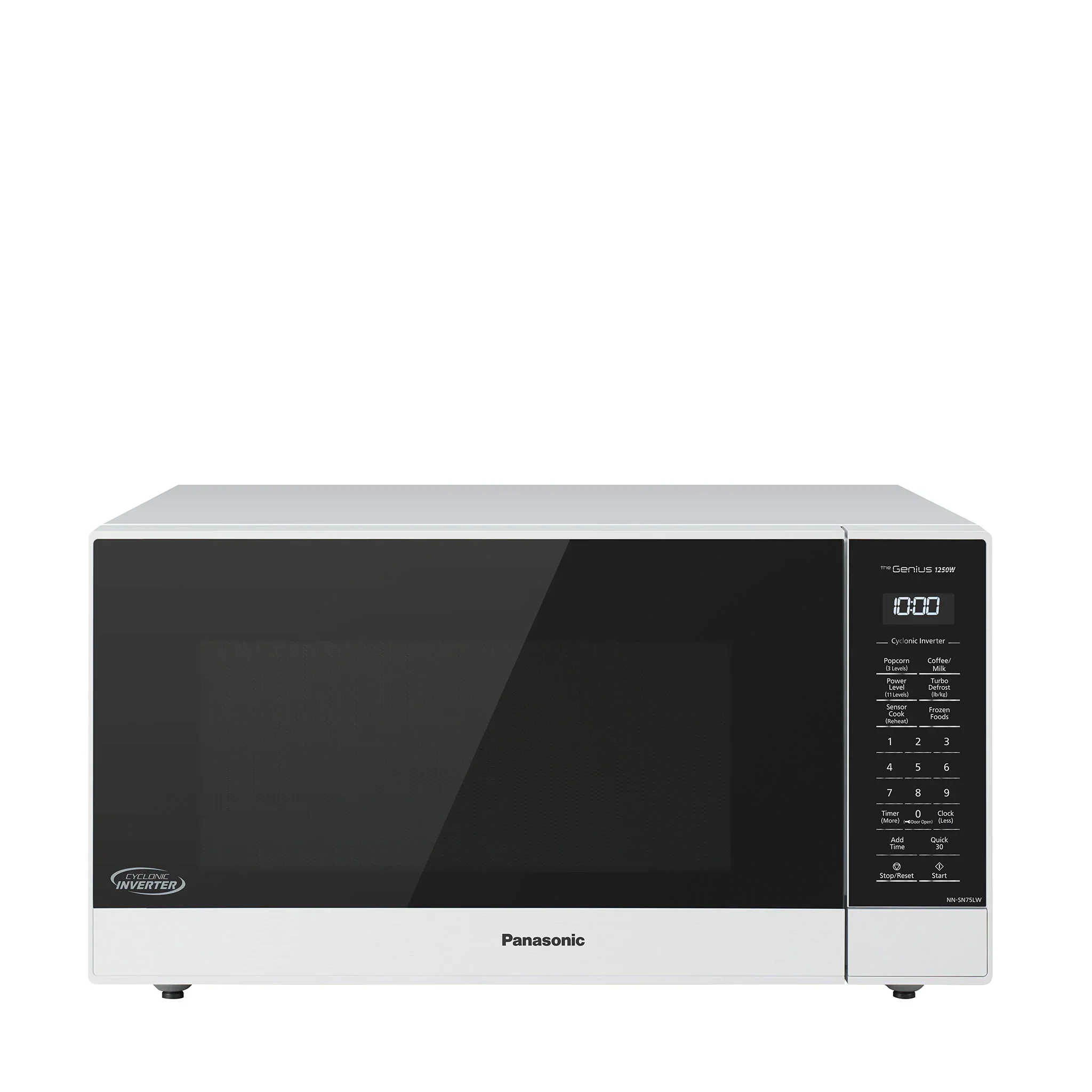 1.6 cu.ft. Cyclonic Wave Inverter Microwave, 1250W -NN-SN75L