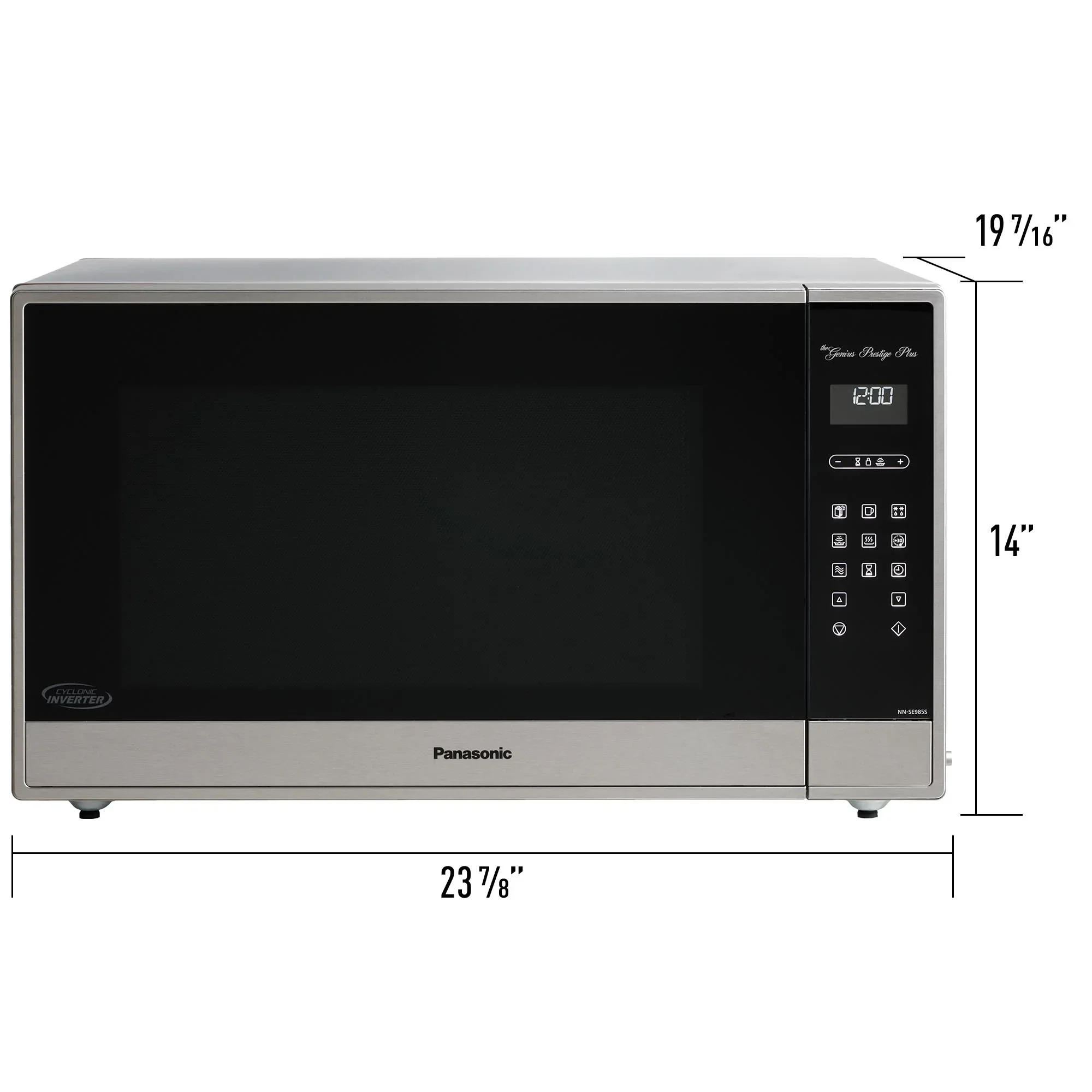 2.2 cu.ft. Cyclonic Wave Inverter Microwave, 1250W - NN-SE985S