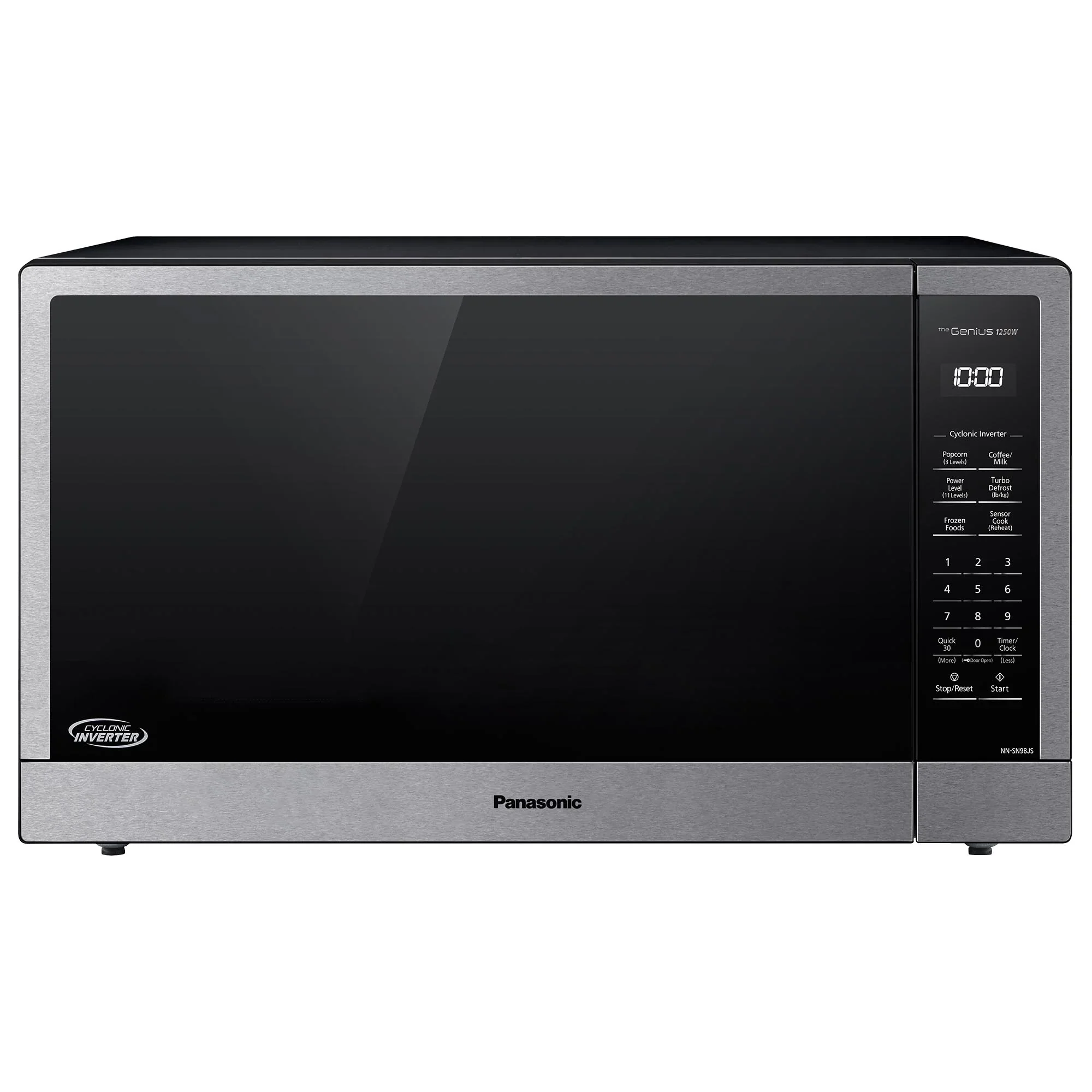 2.2 cu.ft. Cyclonic Wave Inverter Microwave, 1250W - NN-SN98JS