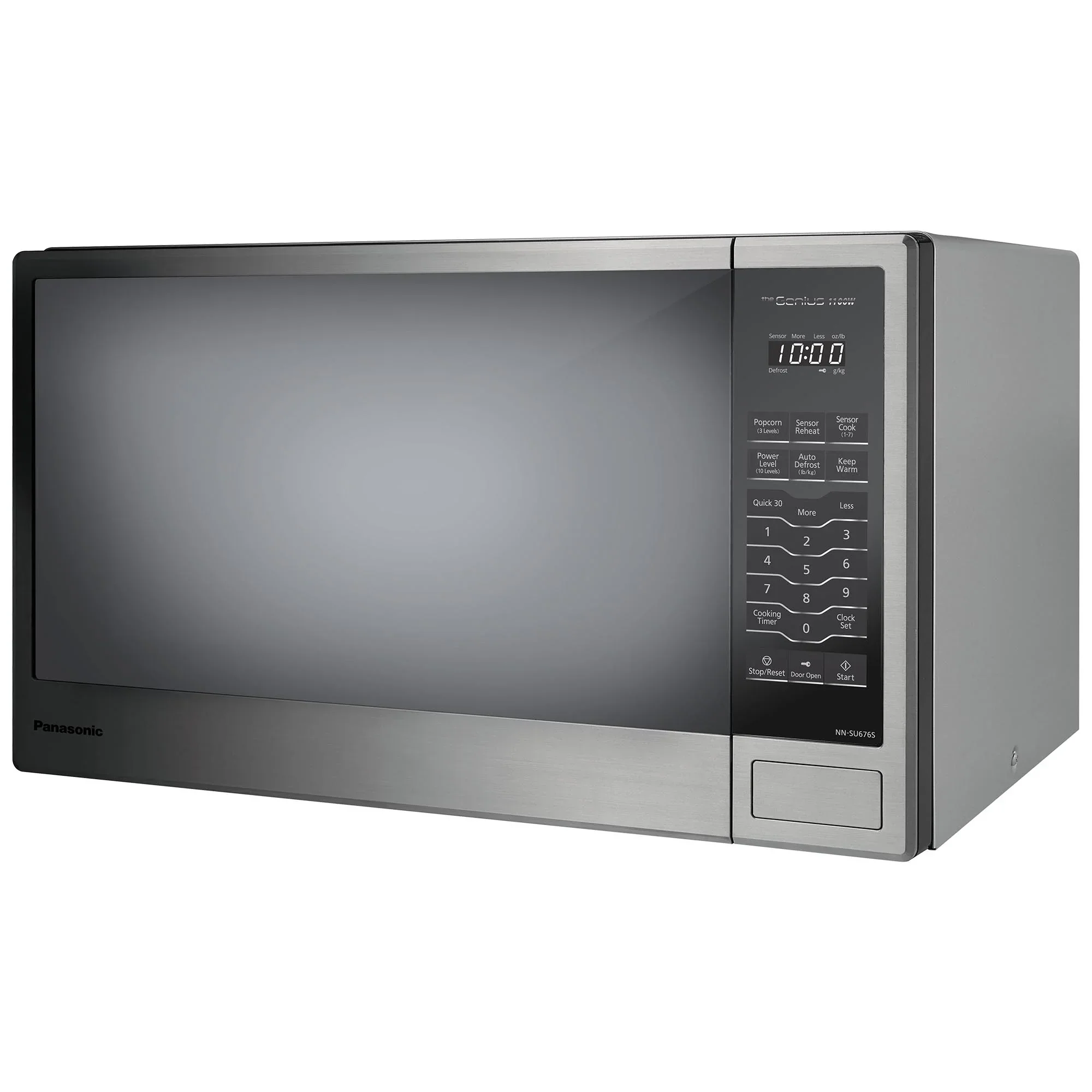 1.3 cu. ft. Countertop Microwave with Genius Sensor Cooking, 1100W - NN-SU676S