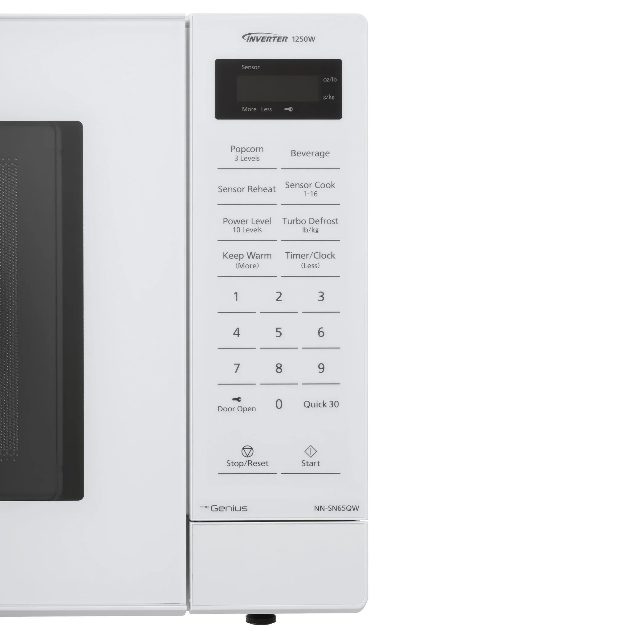 1.2 Cu. Ft. Inverter Microwave 1250W - NN-SN65QW