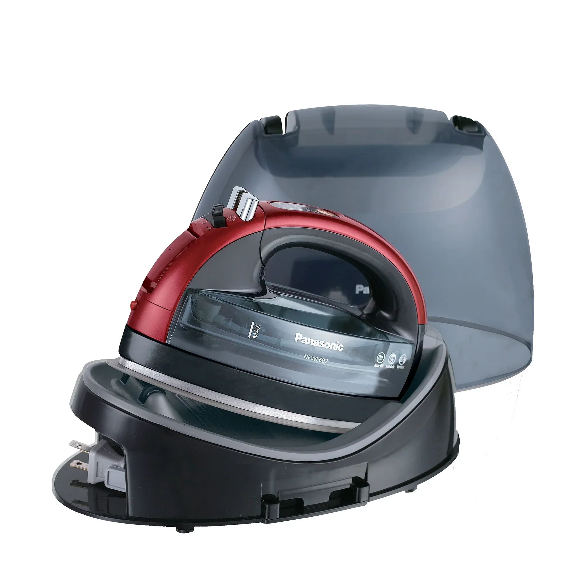 Cordless Steam/Dry Iron, 1500W Ceramic Plate