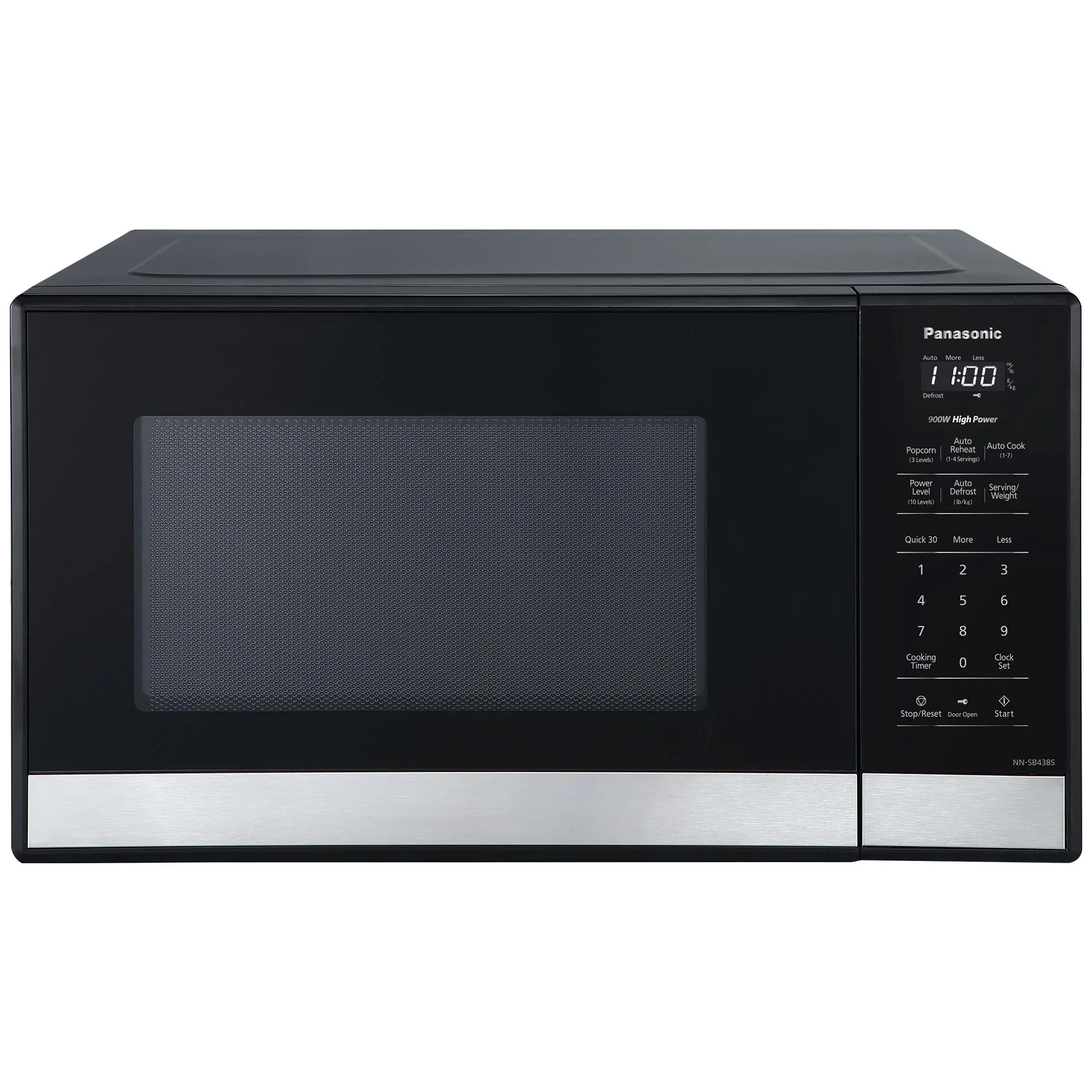 0.9 cu.ft. Compact Microwave Oven, 900W - NN-SB438S