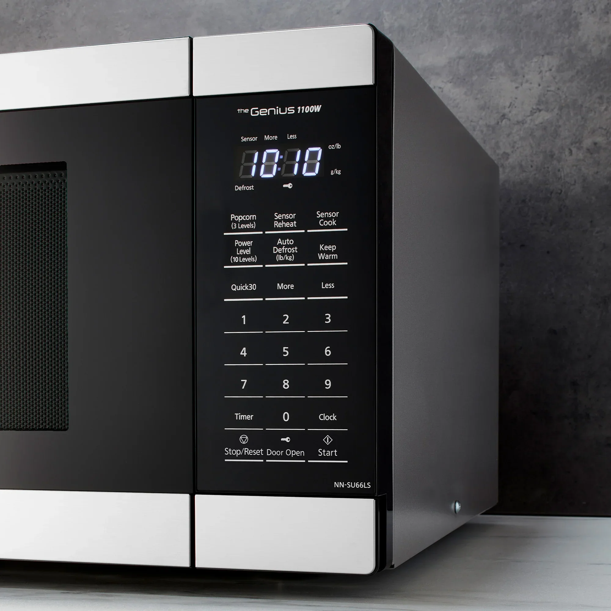 1.3 cu. ft. Genius Sensor Microwave, 1100W - NN-SU66LS