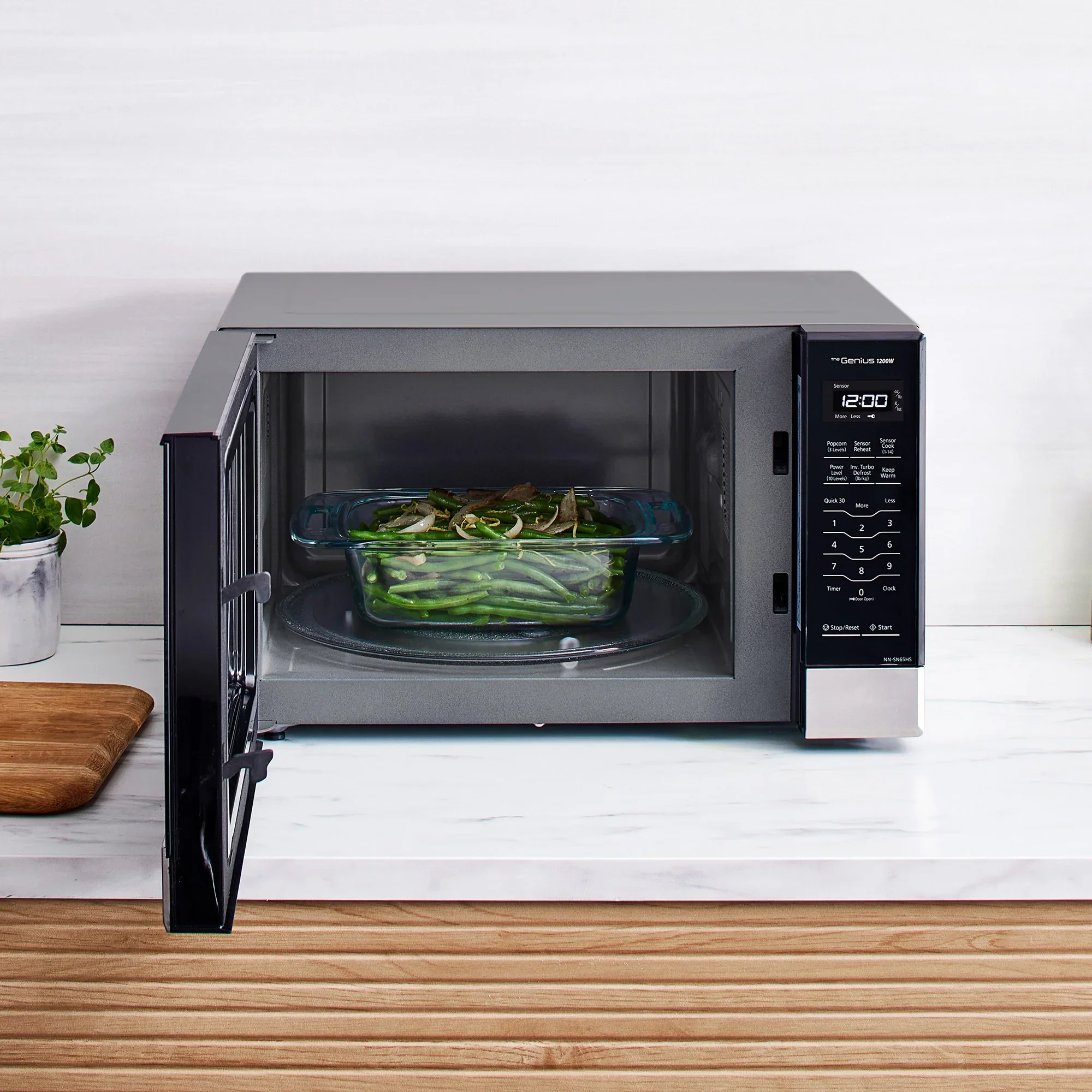 1.2 cu. ft. Inverter Microwave 1200W - NN-SN65HS