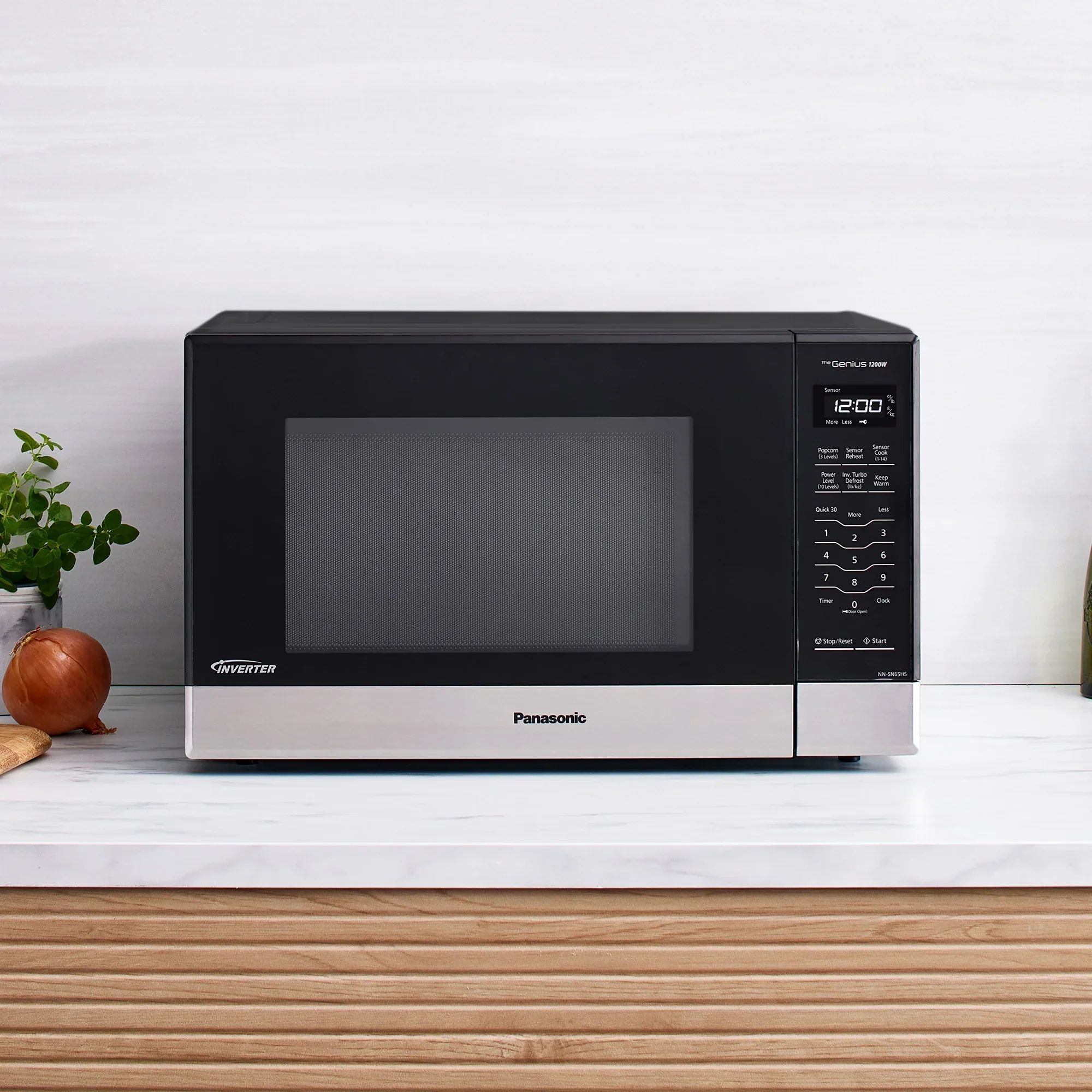 1.2 cu. ft. Inverter Microwave 1200W - NN-SN65HS