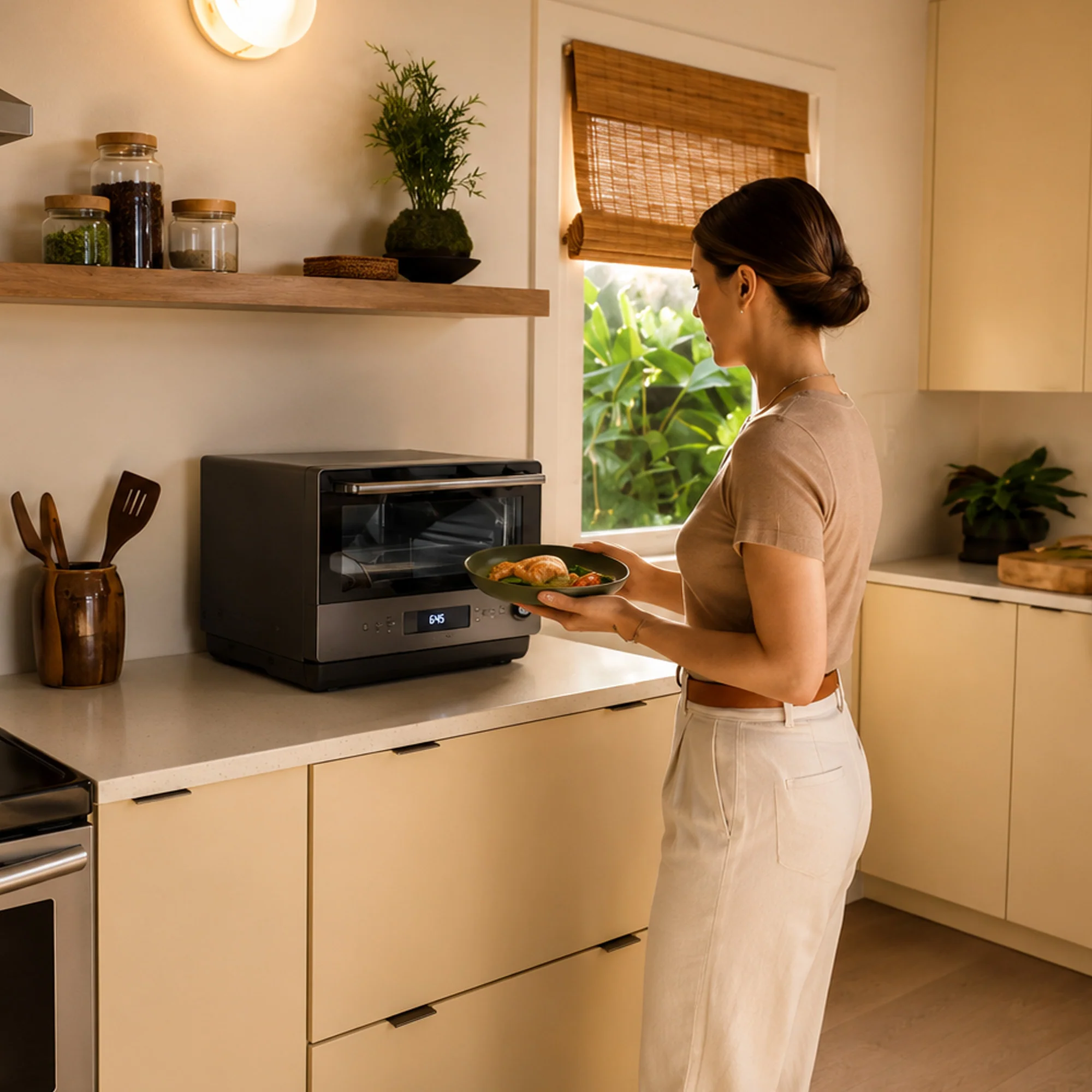 1.0 cu.ft. Japanese Microwave with the Genius® Sensor 2.0 + Inverter Technology, 1200W - NN-SF57RM