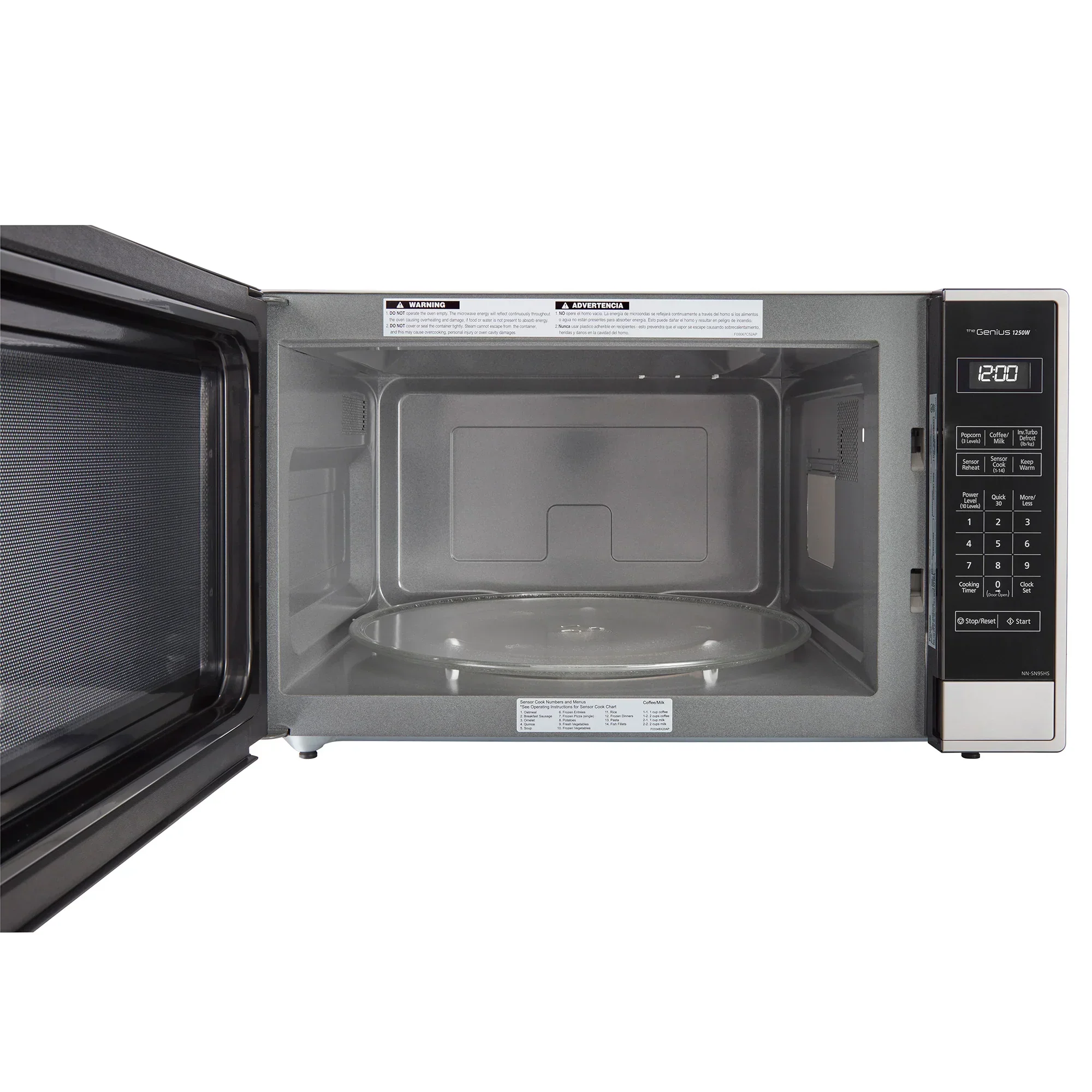 2.2 Cu. Ft. Inverter Microwave 1250W NN-SN95HS