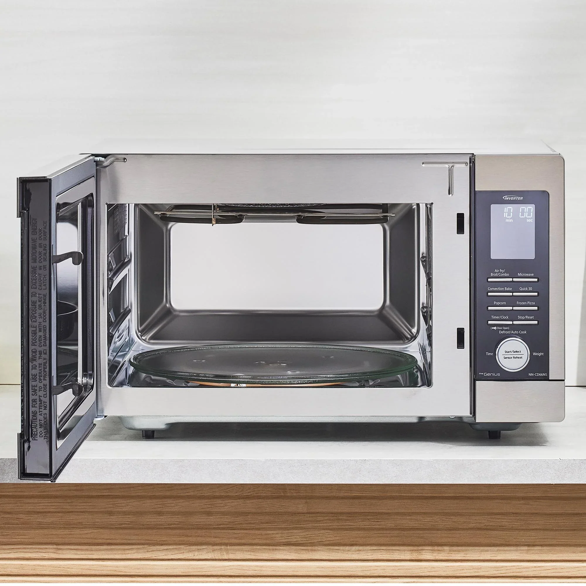 1.3 Cu. Ft. HomeMADE Countertop Inverter Microwave Multi-Oven Great for Pizza - NN-CD66NS