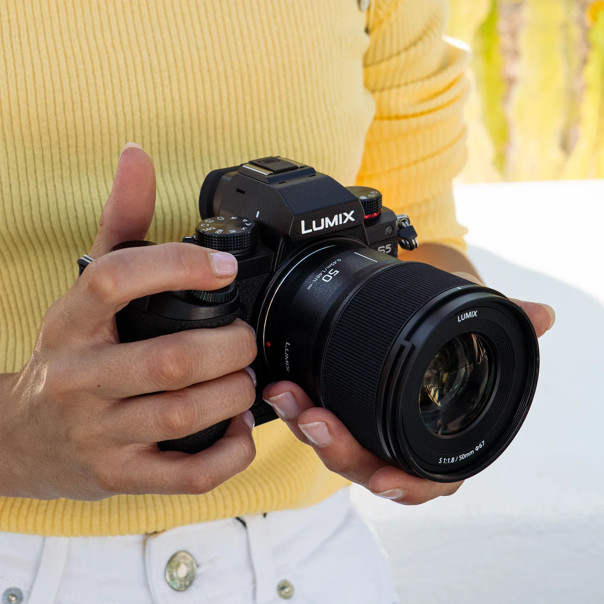LUMIX S Series 50mm F1.8 L-Mount Camera Lens