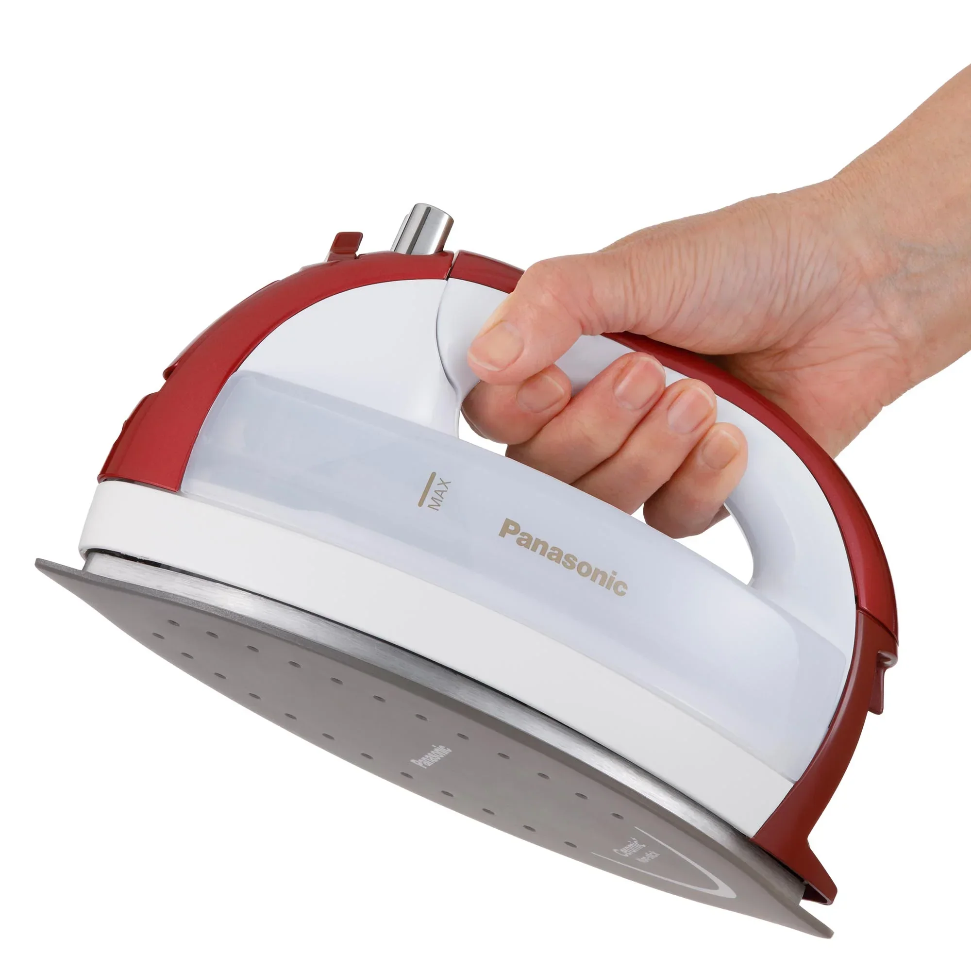 Cordless Steam/Dry Iron, 1700W Wide Ceramic Plate