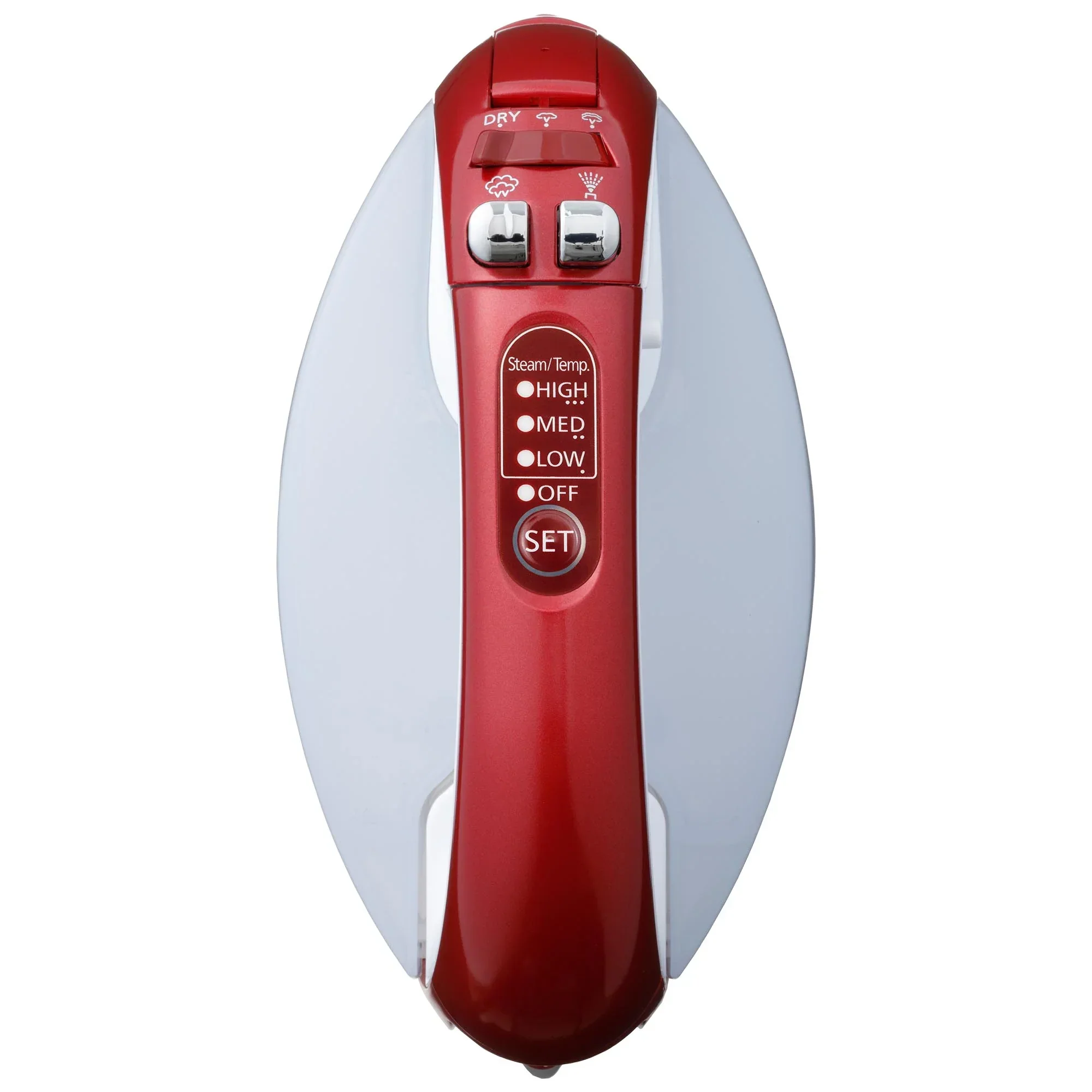 Cordless Steam/Dry Iron, 1700W Wide Ceramic Plate